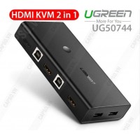 Bộ gộp KVM HDMI 2 vào1 ra Ugreen 50744 